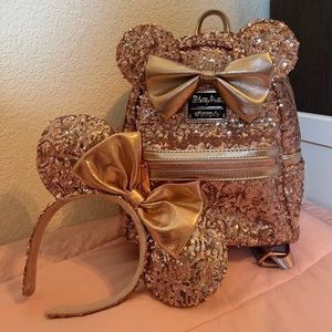 Disney Mini Backpack and matching ears